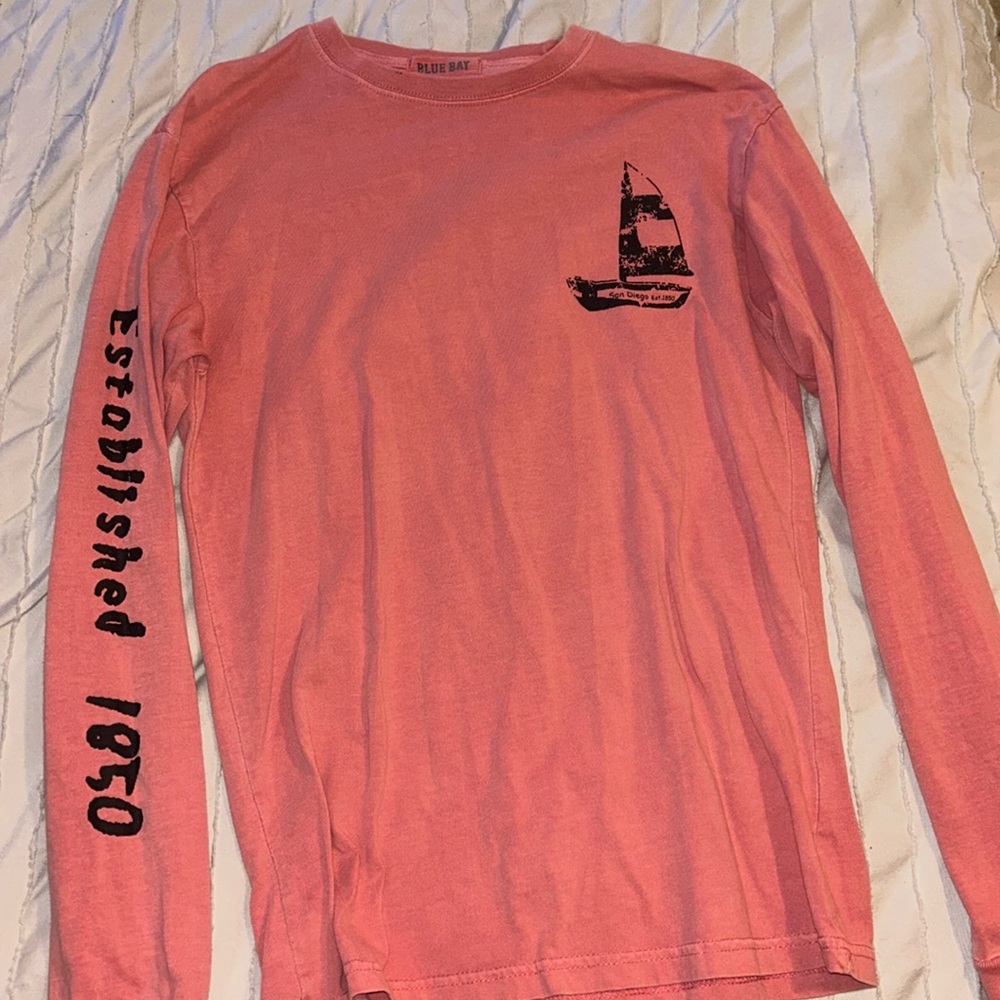 Long sleeve orange shirt from San Diego